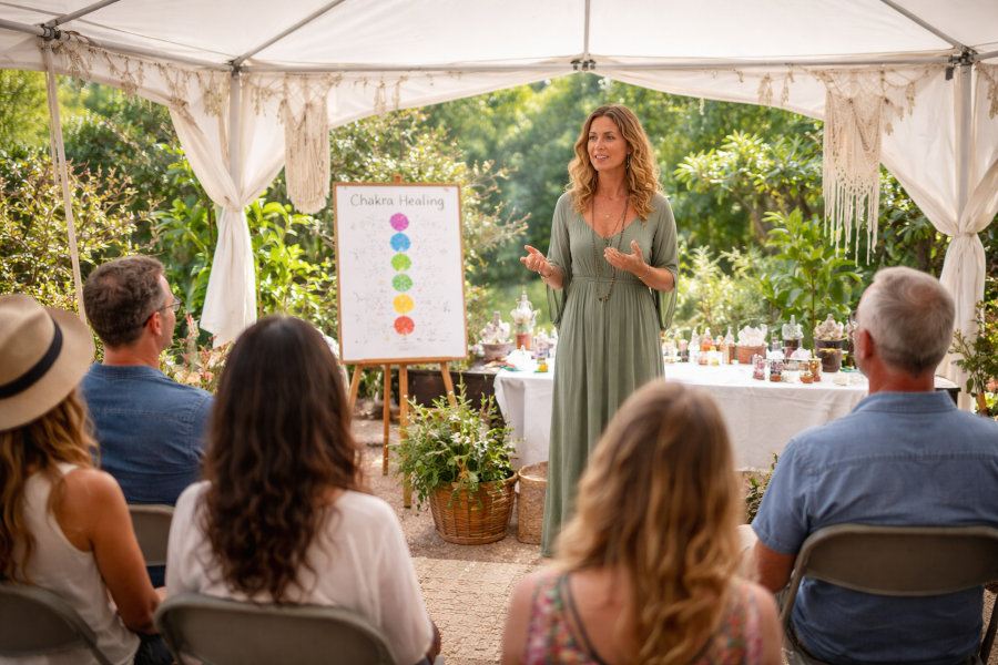 Northland Holistic Expo Talking tent